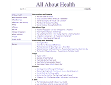 Tablet Screenshot of health.dailydb.com